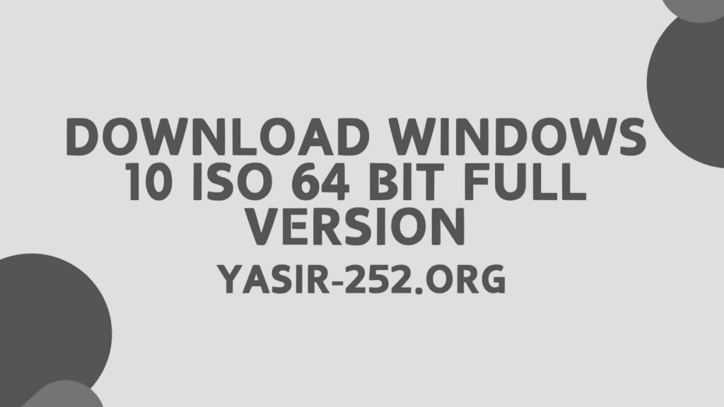 Download Windows 10 Pro 64 Bit