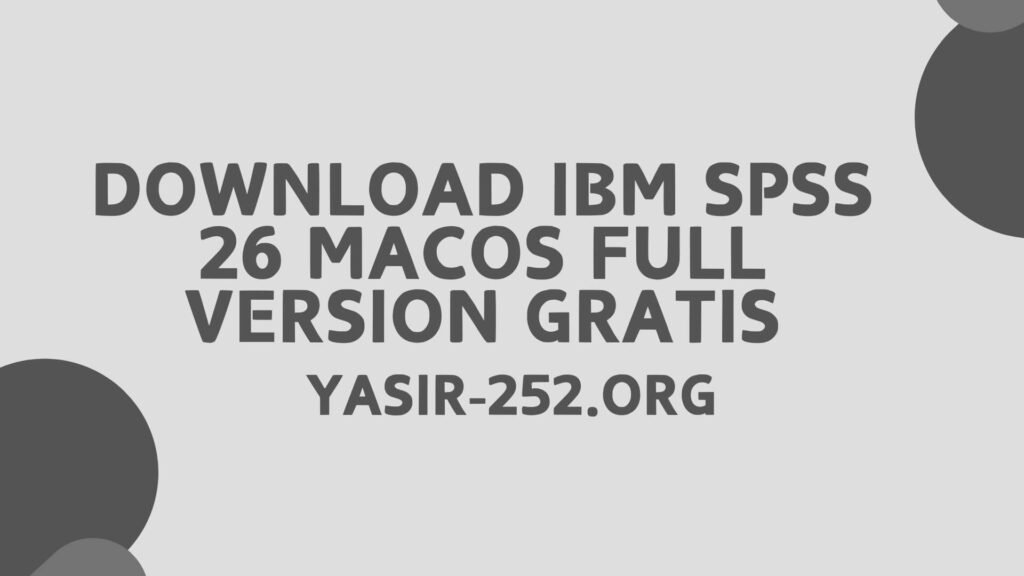 Download SPSS 26 Gratis 