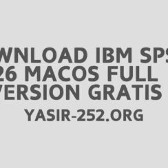 Download IBM SPSS 26 MacOS Full Version Gratis