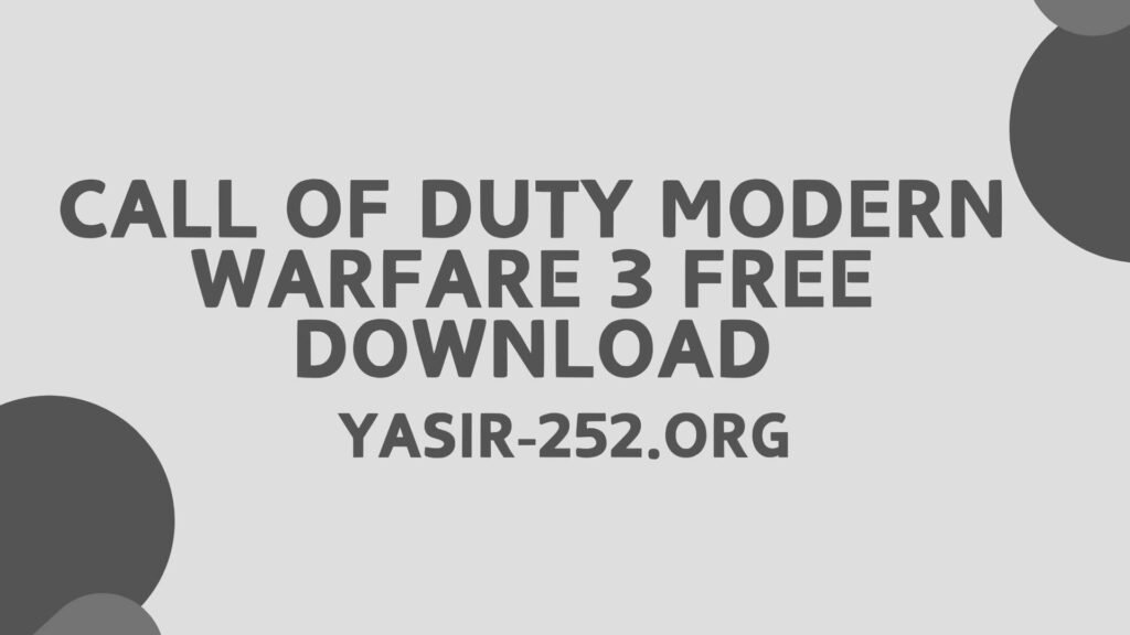 Call Of Duty 3 Logo