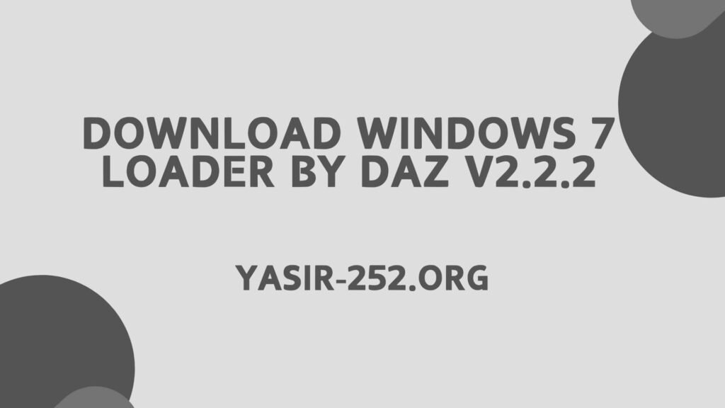Windows 7 Loader Logo