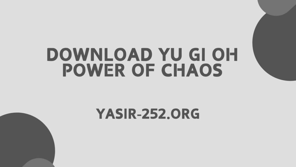 Yugioh Power Of Chaos Logo