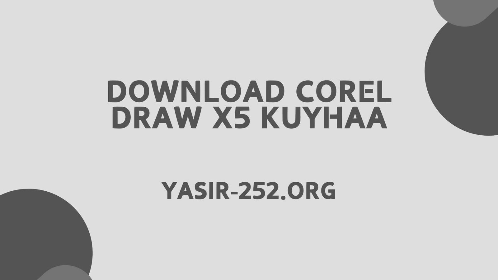 Corel Draw X5 Logo